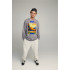 Sweatshirt men's OVERSIZE /no flis/