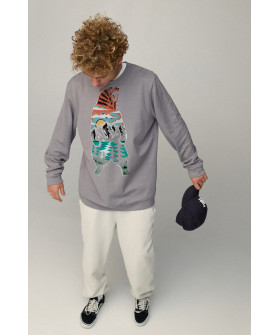 Sweatshirt men's OVERSIZE /no flis/