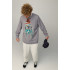 Sweatshirt men's OVERSIZE /no flis/