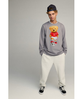 Sweatshirt men's OVERSIZE /no flis/