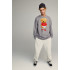 Sweatshirt men's OVERSIZE /no flis/