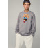 Sweatshirt men's OVERSIZE /no flis/