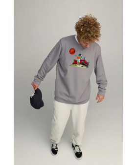 Свитшот мужской OVERSIZE /no flis/