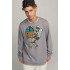 Sweatshirt men's OVERSIZE /no flis/