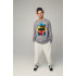 Sweatshirt men's OVERSIZE /no flis/