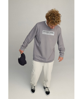 Sweatshirt men's OVERSIZE /no flis/