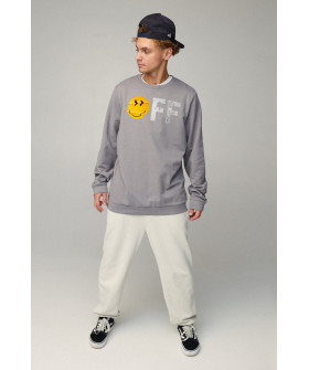 Світшот чоловічий OVERSIZE /no flis/