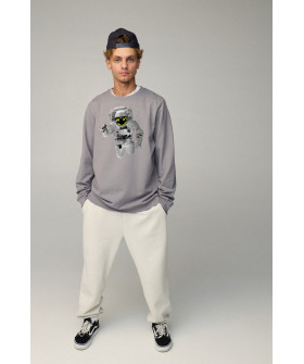 Світшот чоловічий OVERSIZE /no flis/