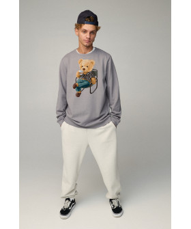 Світшот чоловічий OVERSIZE /no flis/