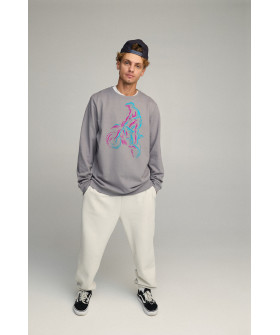 Sweatshirt men's OVERSIZE /no flis/