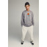 Sweatshirt men's OVERSIZE /no flis/