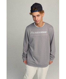 Sweatshirt men's OVERSIZE /no flis/