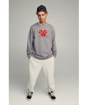 Свитшот мужской OVERSIZE /no flis/