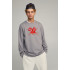 Sweatshirt men's OVERSIZE /no flis/