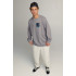 Sweatshirt men's OVERSIZE /no flis/