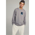 Sweatshirt men's OVERSIZE /no flis/