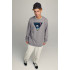 Sweatshirt men's OVERSIZE /no flis/