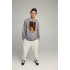 Sweatshirt men's OVERSIZE /no flis/