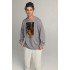 Sweatshirt men's OVERSIZE /no flis/