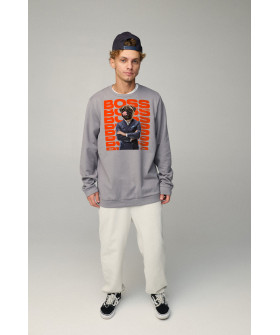 Sweatshirt men's OVERSIZE /no flis/