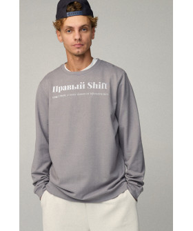 Sweatshirt men's OVERSIZE /no flis/