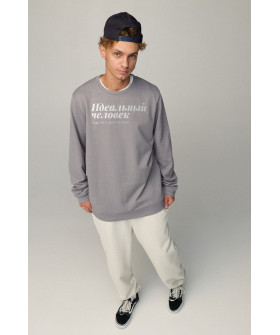 Sweatshirt men's OVERSIZE /no flis/