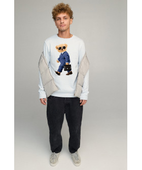 Світшот чоловічий BASIC /no flis/