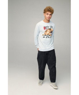 Свитшот мужской BASIC /no flis/