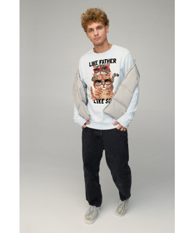 Світшот чоловічий BASIC /no flis/