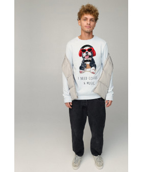 Світшот чоловічий BASIC /no flis/