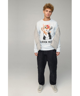 Світшот чоловічий BASIC /no flis/