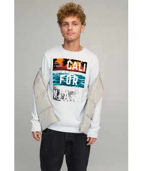 Men's sweatshirt BASIC /no flis/