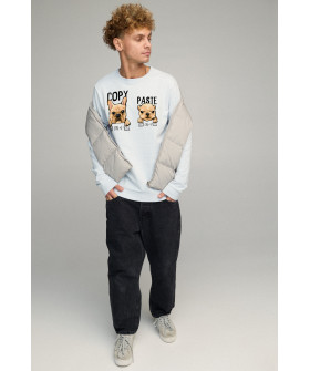 Свитшот мужской BASIC /no flis/