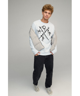 Свитшот мужской BASIC /no flis/