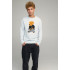 Men's sweatshirt BASIC /no flis/