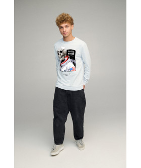 Свитшот мужской BASIC /no flis/