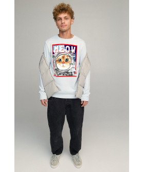 Світшот чоловічий BASIC /no flis/