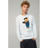 Men's sweatshirt BASIC /no flis/