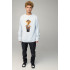 Sweatshirt men's OVERSIZE /no flis/