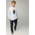 Sweatshirt men's OVERSIZE /no flis/