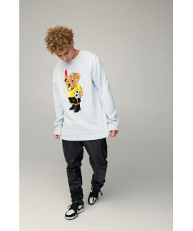 Світшот чоловічий OVERSIZE /no flis/