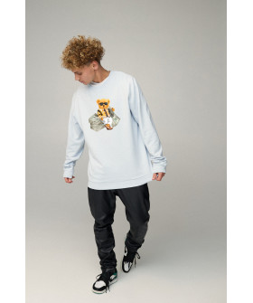 Світшот чоловічий OVERSIZE /no flis/