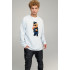 Sweatshirt men's OVERSIZE /no flis/