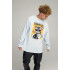 Sweatshirt men's OVERSIZE /no flis/