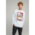 Sweatshirt men's OVERSIZE /no flis/