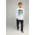 Sweatshirt men's OVERSIZE /no flis/