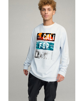 Sweatshirt men's OVERSIZE /no flis/