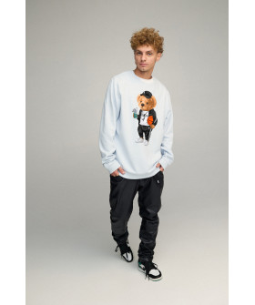 Sweatshirt men's OVERSIZE /no flis/