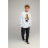 Sweatshirt men's OVERSIZE /no flis/