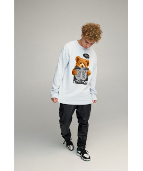 Sweatshirt men's OVERSIZE /no flis/